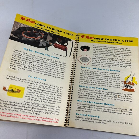 Vintage 60s Big Boy Americas Most Popular Barbeque Book Cookbook Recipes BBQ - Picture 6 of 10